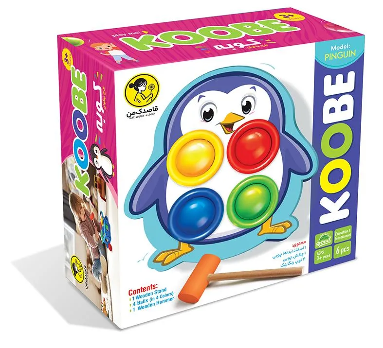 بازی تمرکز، هماهنگی دست و چشم، حرکات ظریف، Koobe (چوبی)