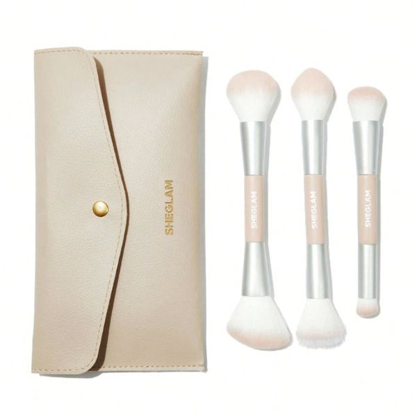 ست براش صورت مدل Glam 101 Essentials شیگلم همراه با کیف اورجینال