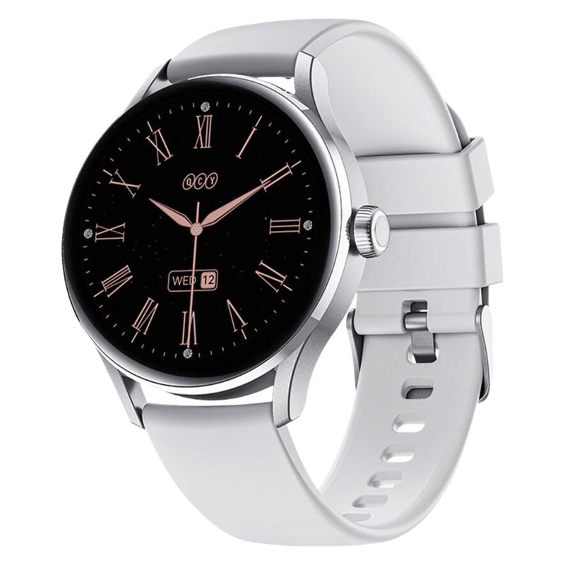 ساعت هوشمند کیو سی وای مدل MSU WATCH ELITE PUNCHING دارای قابلیت های صفحه نمایش رنگی، صفحه نمایش لمسی، کنترل موسیقی (Mu