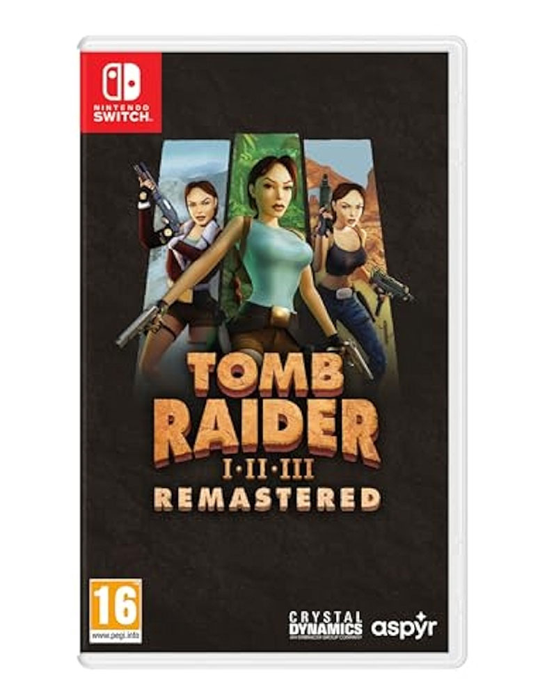بازی Tomb Raider 1 2 3 Remastered نسخه ریجن All برای Nintendo Switch