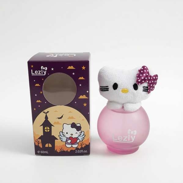 عطر کودک عروسکی لزلی Lezly مدل NO-14 کیتی بنفش حجم 60 میلی لیترجدید