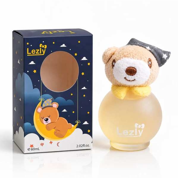 عطر کودک عروسکی لزلی Lezly مدل NO-19 خرس خوابالو حجم 60 میلی لیترجدید