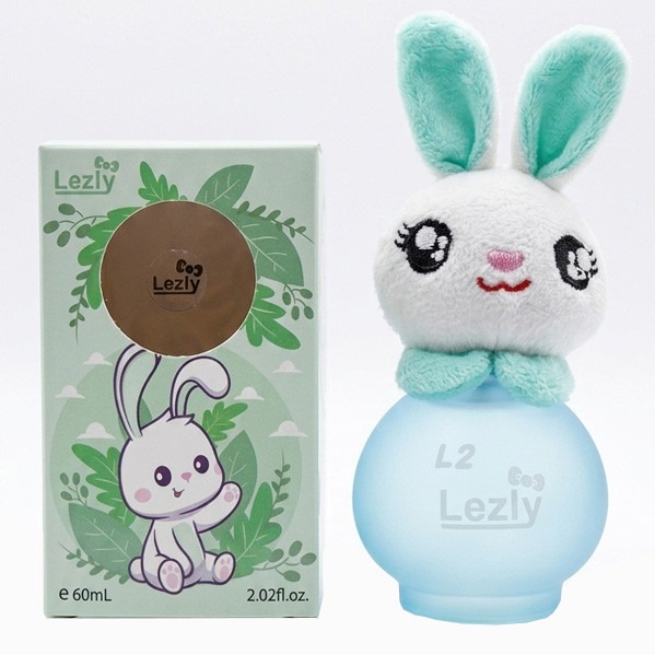 عطر کودک عروسکی لزلی Lezly مدل NO-10 خرگوش سبز حجم 60 میلی لیترجدید
