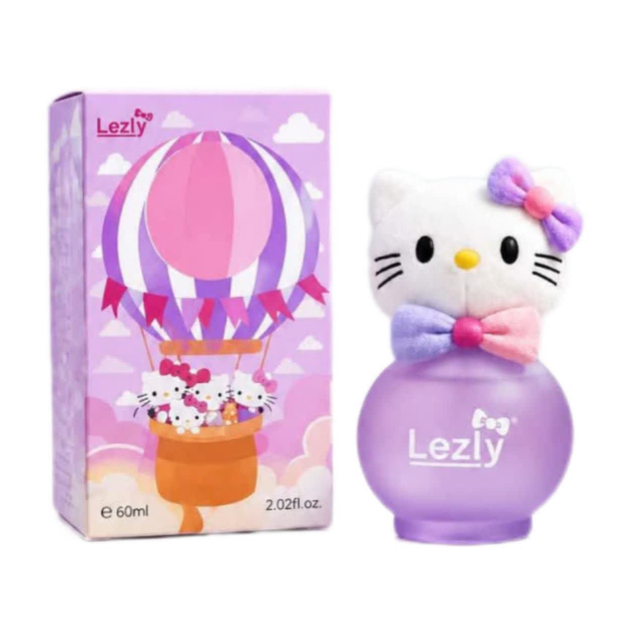 عطر کودک عروسکی لزلی Lezly مدل NO-22 کیتی بنفش حجم 60 میلی لیترجدید