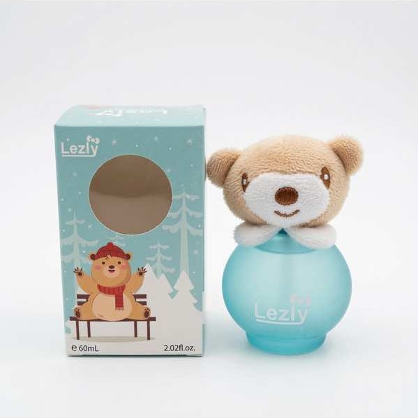 عطر کودک عروسکی لزلی Lezly مدل NO-18 خرس آبی حجم 60 میلی لیترجدید