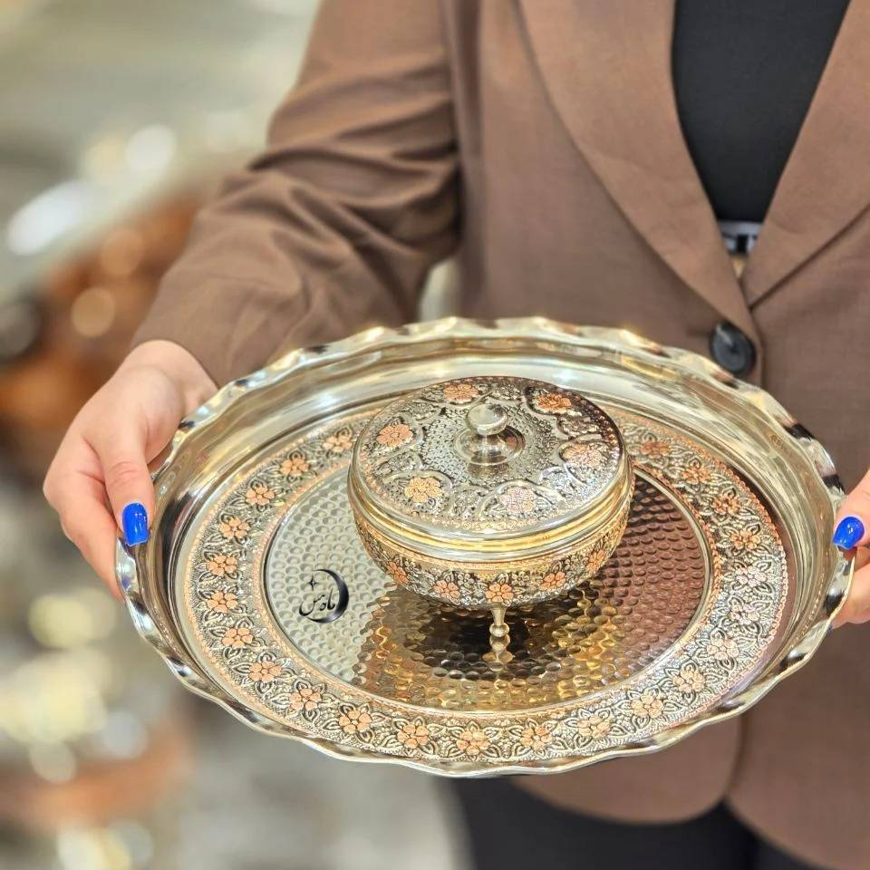 قندان مسی گلبرگ الماسجدید