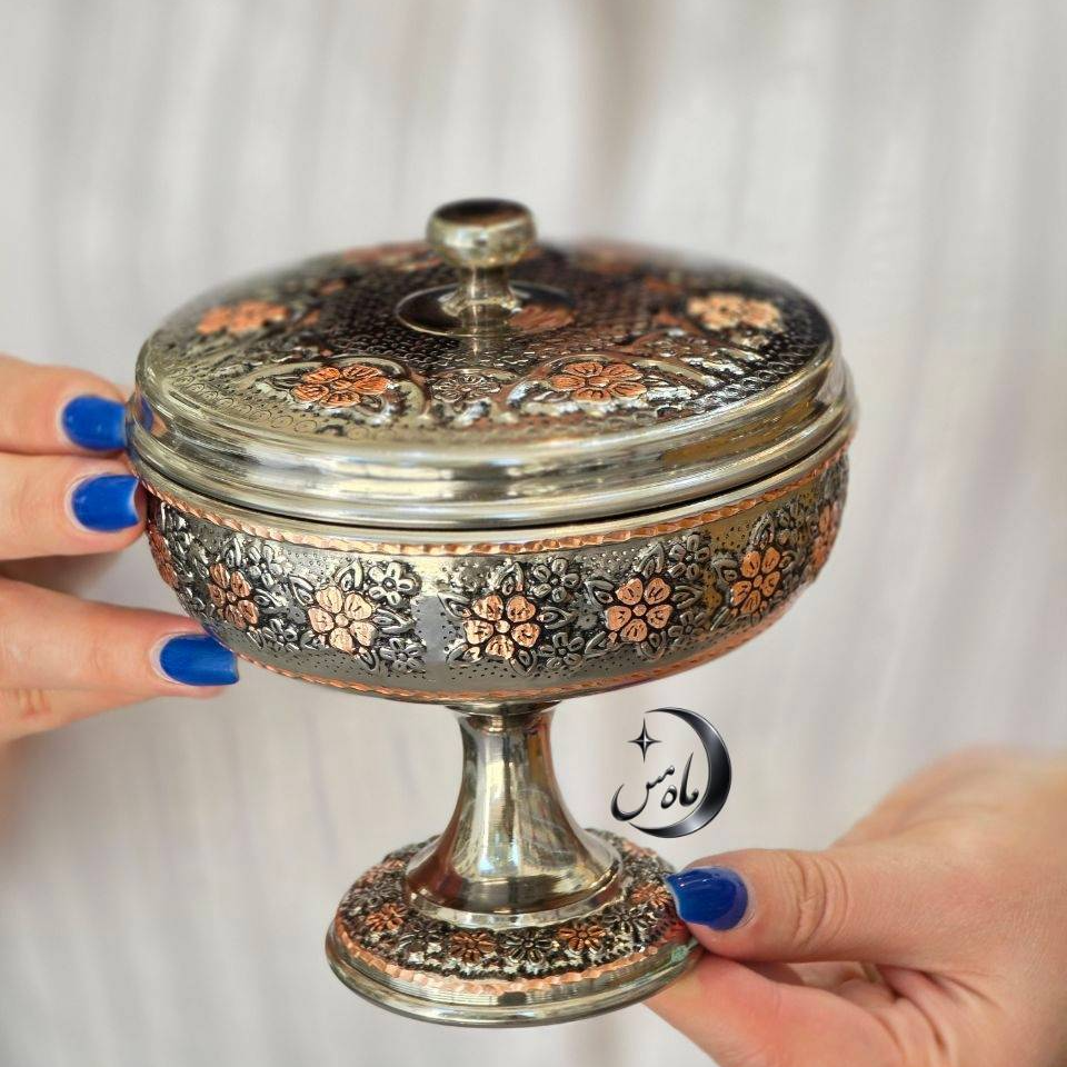 قندان مسی گلبرگ تک پایهجدید