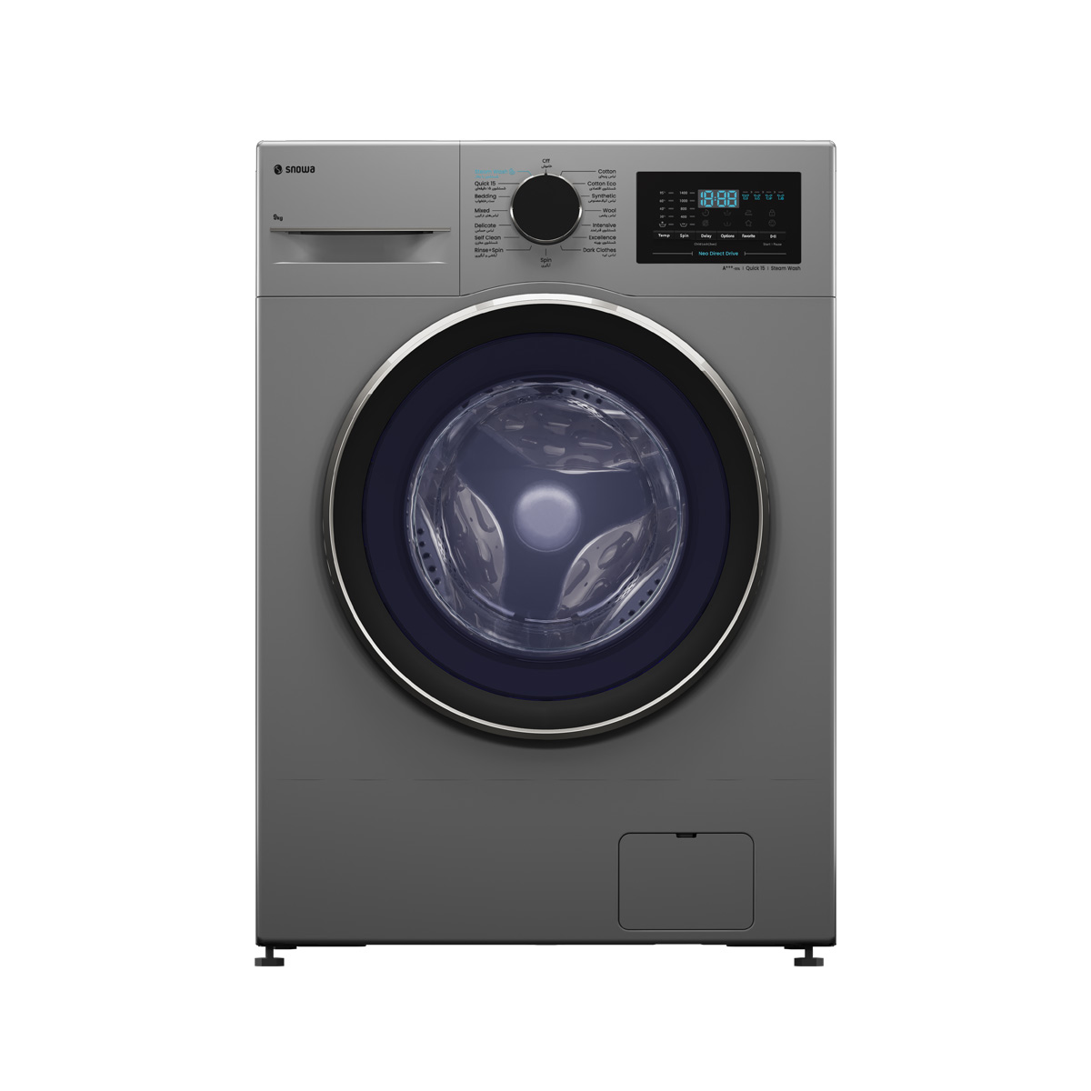 ماشین لباسشویی 9 کیلویی اسنوا سری آوان SNW-9010Sجدید