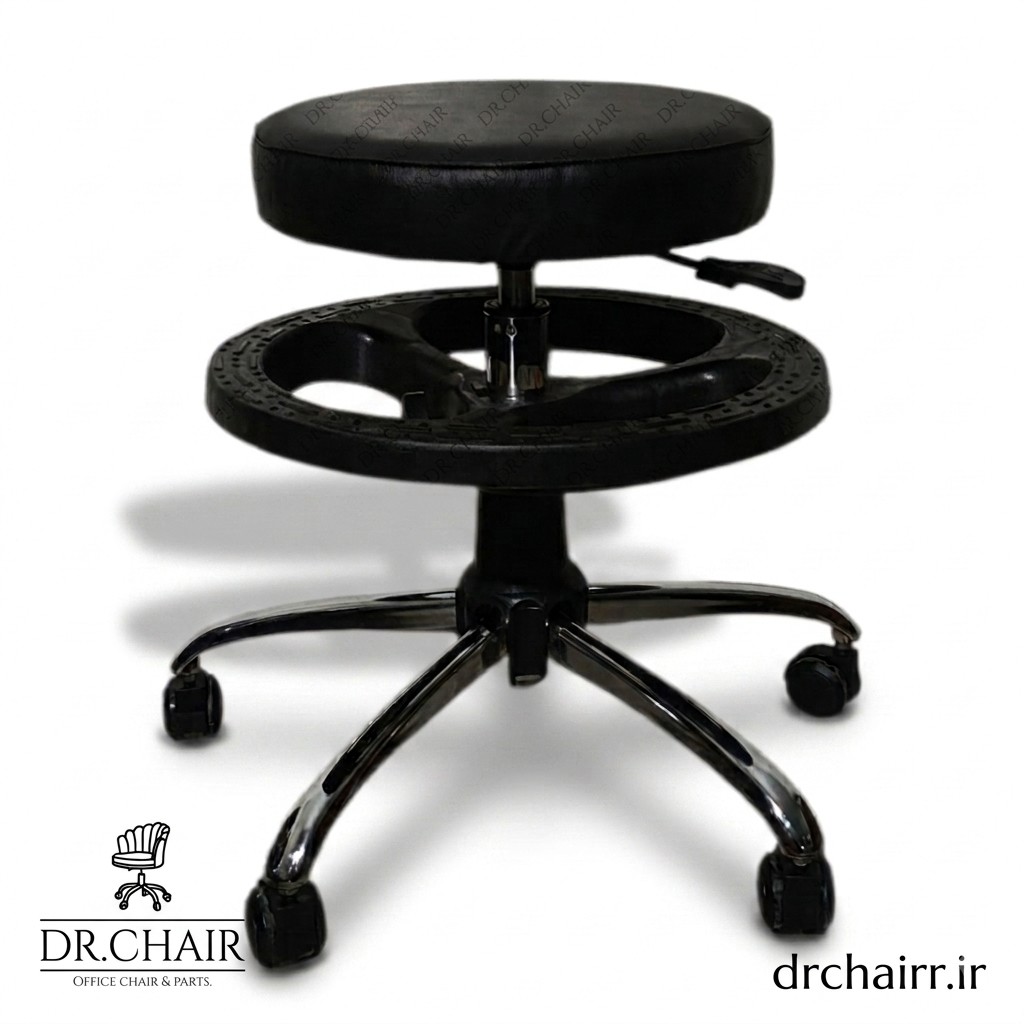 صندلی تابوره ارایشگاهی صنعت نواز مدل SN-3223 (پسکرایه)