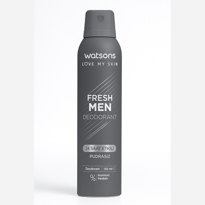 اسپری دئودورانت مردانه Watsons واتسون مدل FRESH MEN جدید