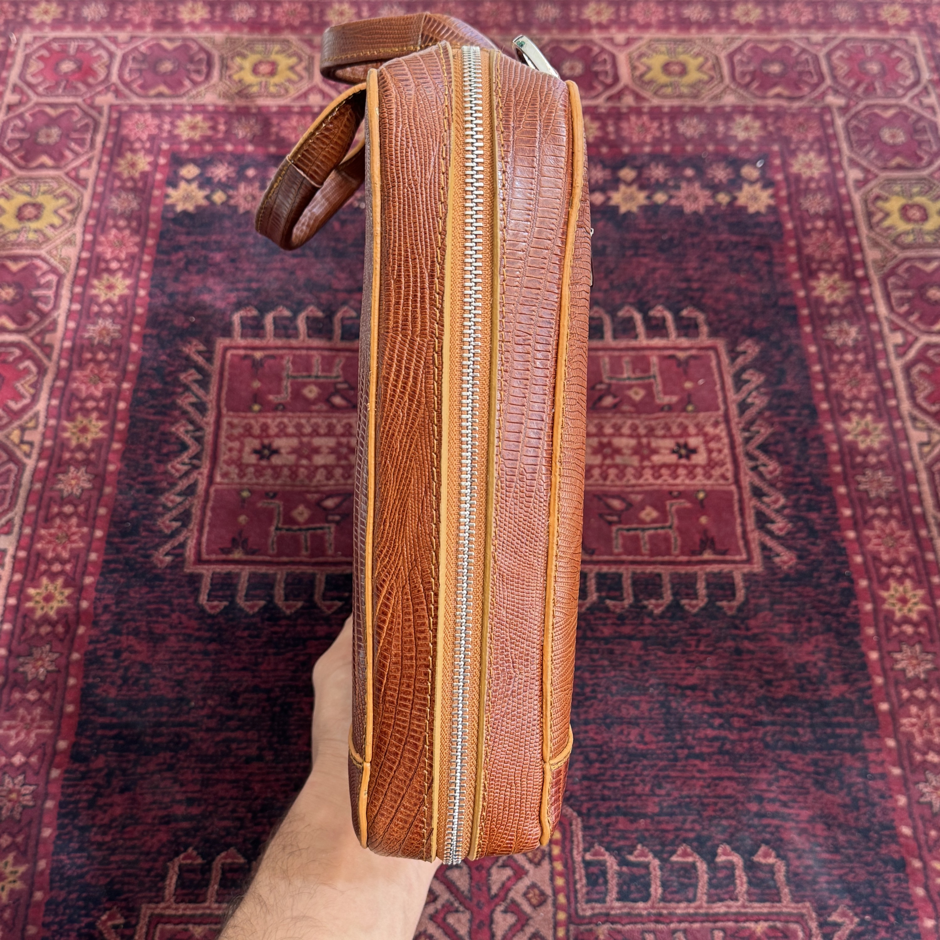کیف اداری چرم طبیعی مدل کاوه