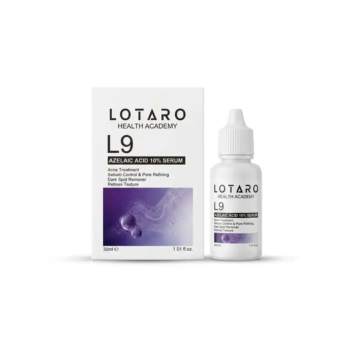 سرم آزلائیک اسید 10% لوتارو مدل L9 (حجم 30 میلی لیتر) نارسیس بیوتی