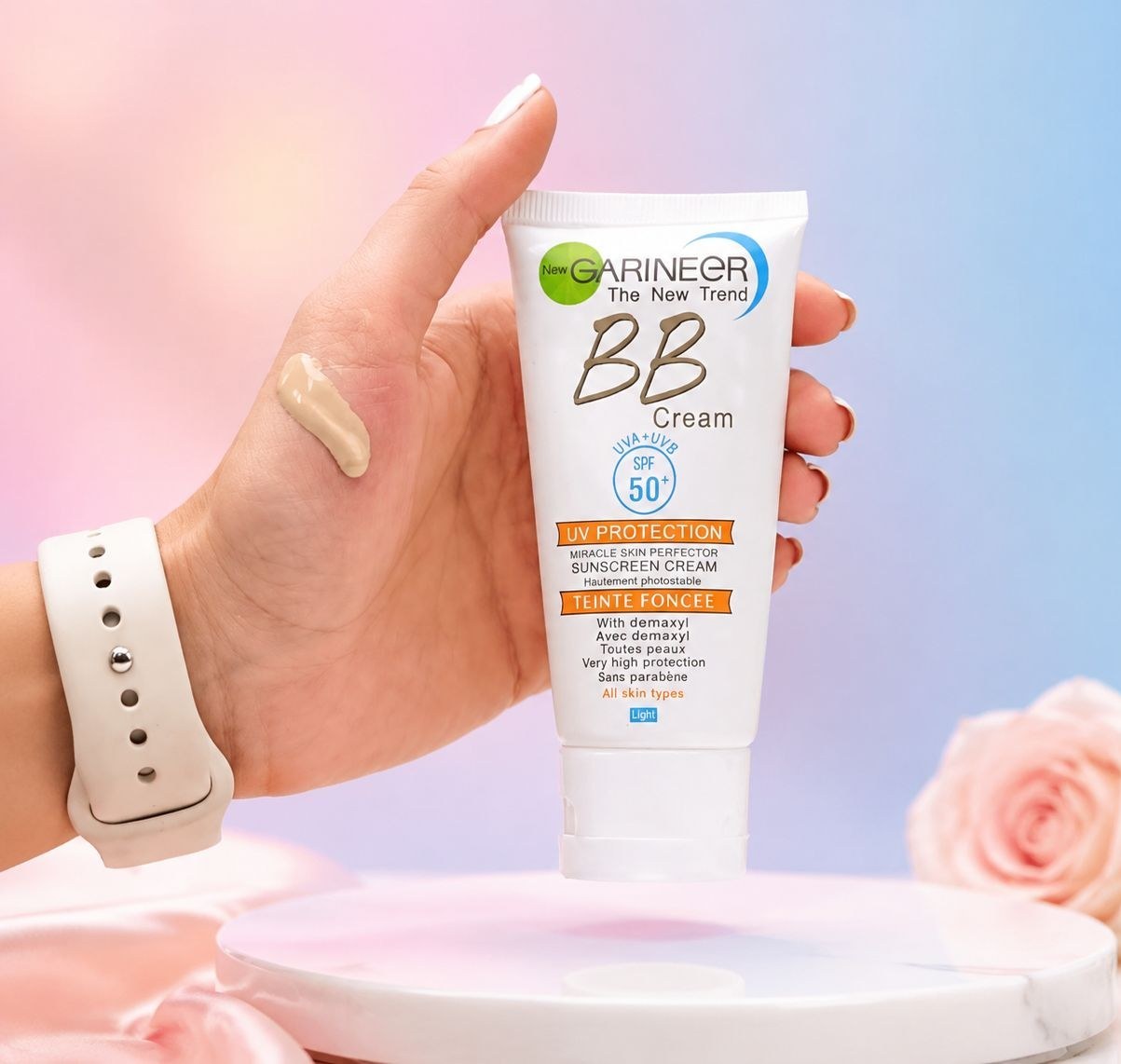 BB کرم ضد آفتاب با بافت کرم حجم 50 میلی لیتر