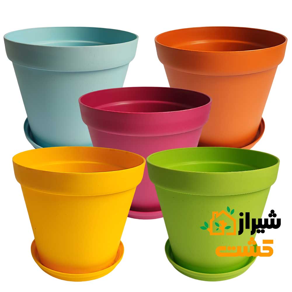 گلدان رویال شهرآذین کد 1500 رنگ بندی متنوع
