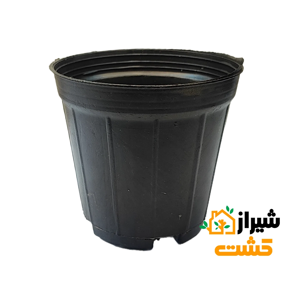 گلدان پلاستیکی سایز 14 (گلخانهای) بسته 10 عددی
