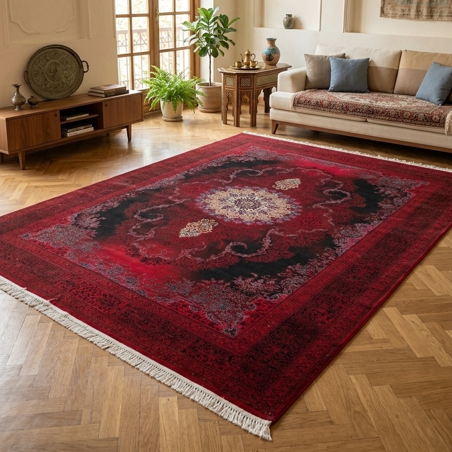 فرش ماشینی طرح 700 نقشه مهیاس لاکی
