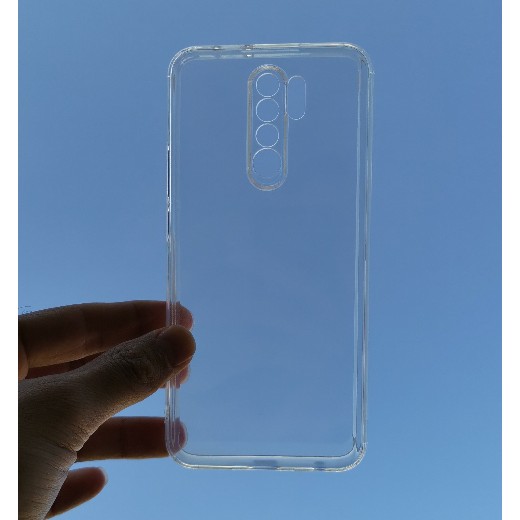 قاب ژله ای شفاف محافظ دوربین دار گوشی شیائومی Redmi 9 ساده