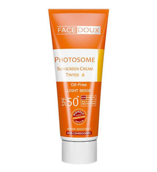 کرم ضد آفتاب بژ روشن فیس دوکس SPF50 انواع پوست 40 میل