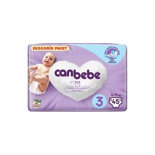 پوشک جان به به مدل jumbo paket سایز 3 بسته 45 عددی
