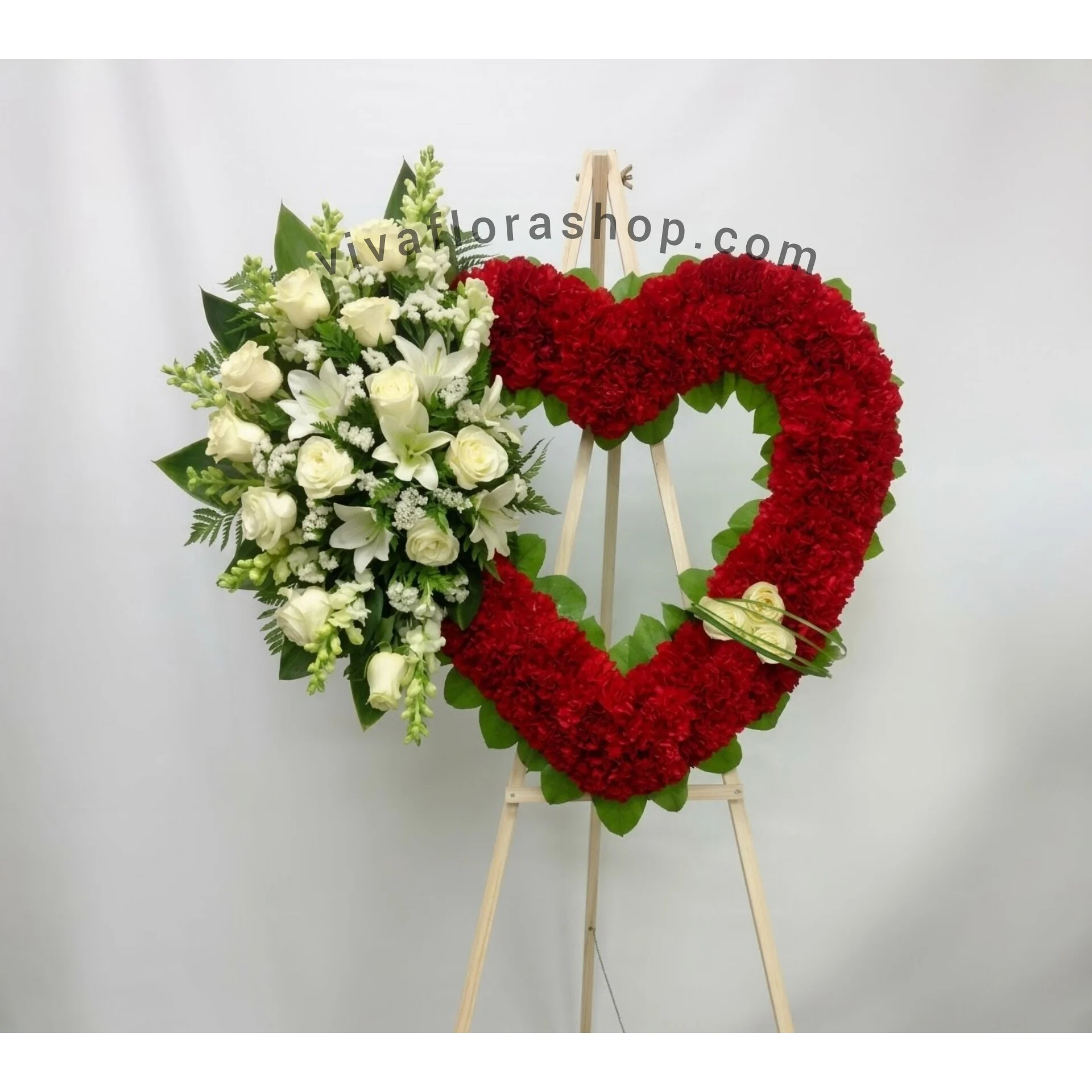 تاج گل تبریک قلبجدید