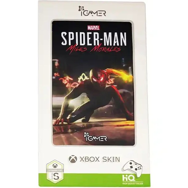 اسکین کنسول xbox series s طرح اسپایدرمن