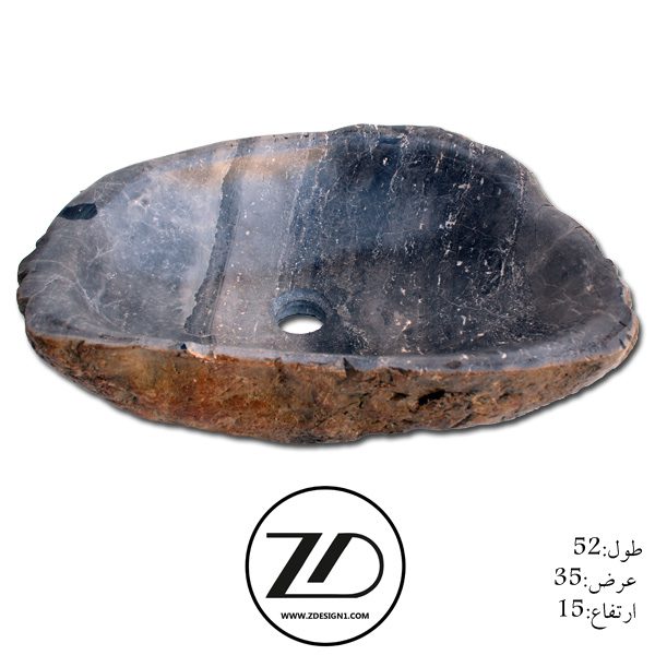 روشویی سنگی رودخانه ای کد 69