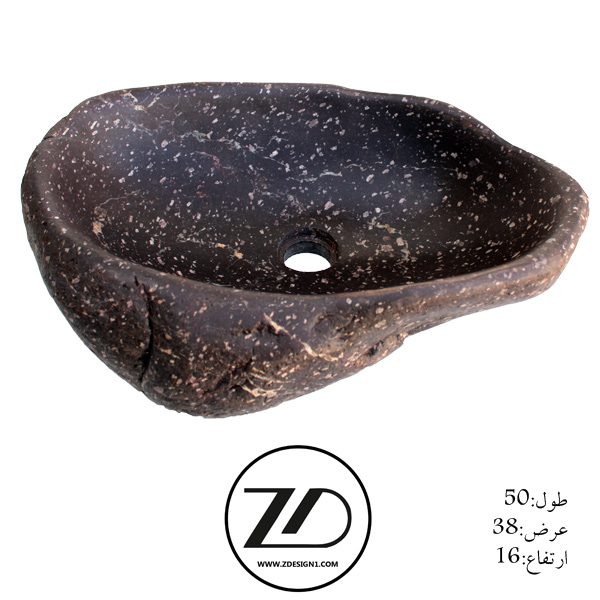 روشویی سنگی رودخانه ای کد 85