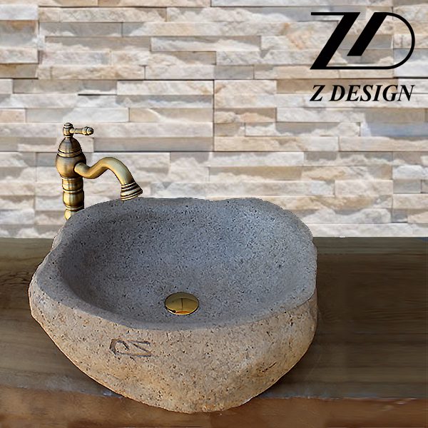 روشویی سنگی رودخانه ای کد 12