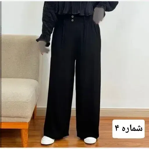 شلوار بگ نخی برماندو قد 107 سانتجدید
