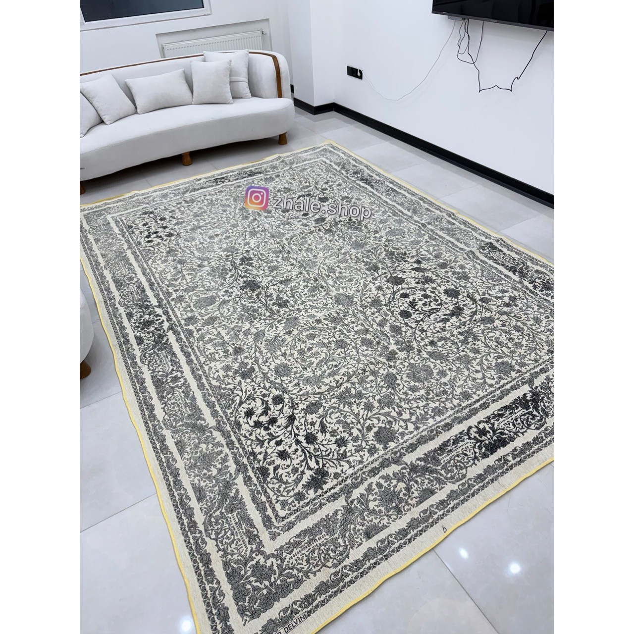 روفرشی دو رو مخمل کیا باف طرح دلوین(12متری)جدید