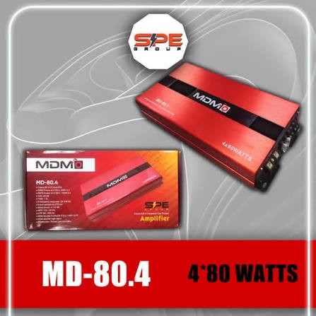 آمپلی فایر 4 کانال حرفه ای MDMO مدل MD-80.4جدید