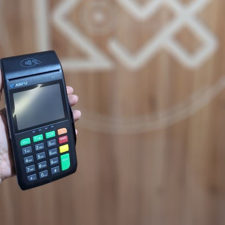 دستگاه کارتخوان برند AnFu مدل AF75+ سیار + بدون هزینه ی فعالسازیجدید