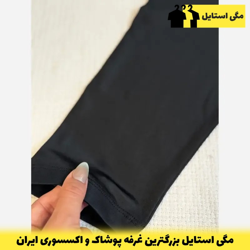 لگ شاین مشکی قد 90 جنس شاین واکسی سایز 40 تا 48