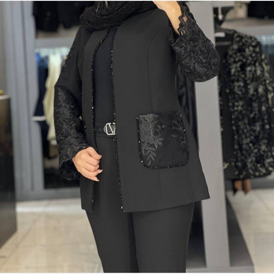کت و شلوار مجلسی گیپوری دلربا جدید