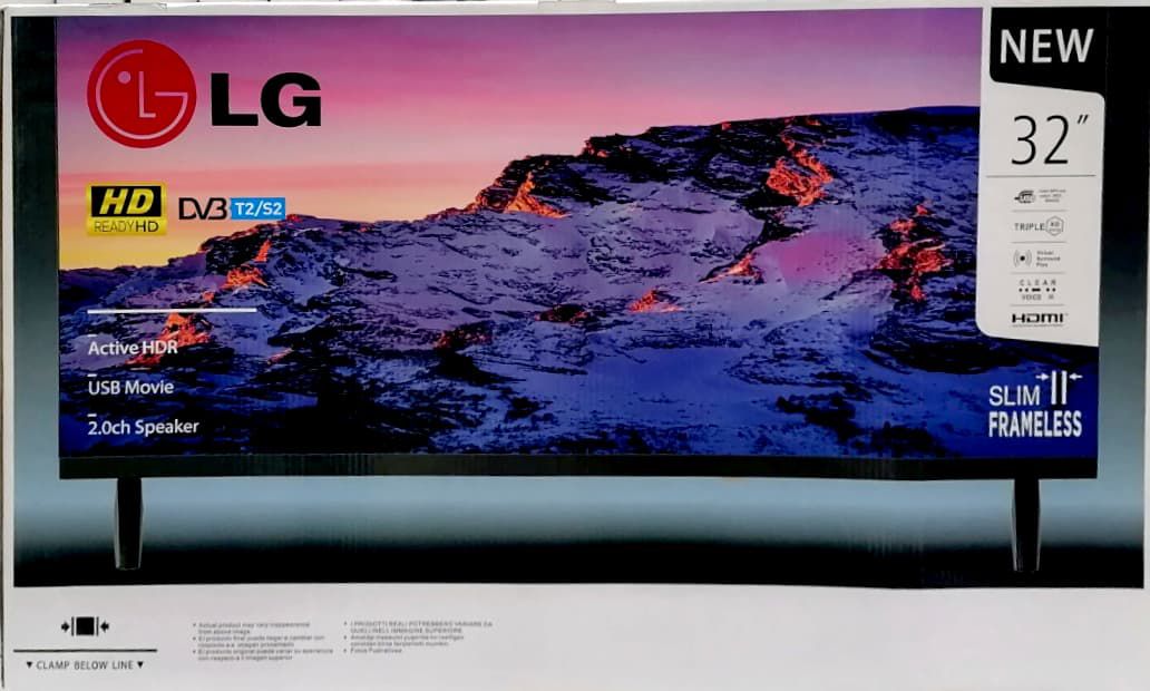 تلویزیون ال جی 32 اینچ HD Ready Slim Frameless مدل 2025 غیرهوشمندجدید