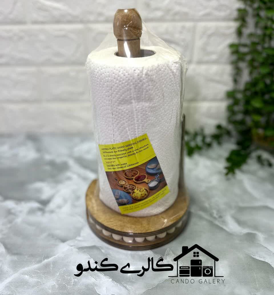 استندچوبی دستمال کاغذی