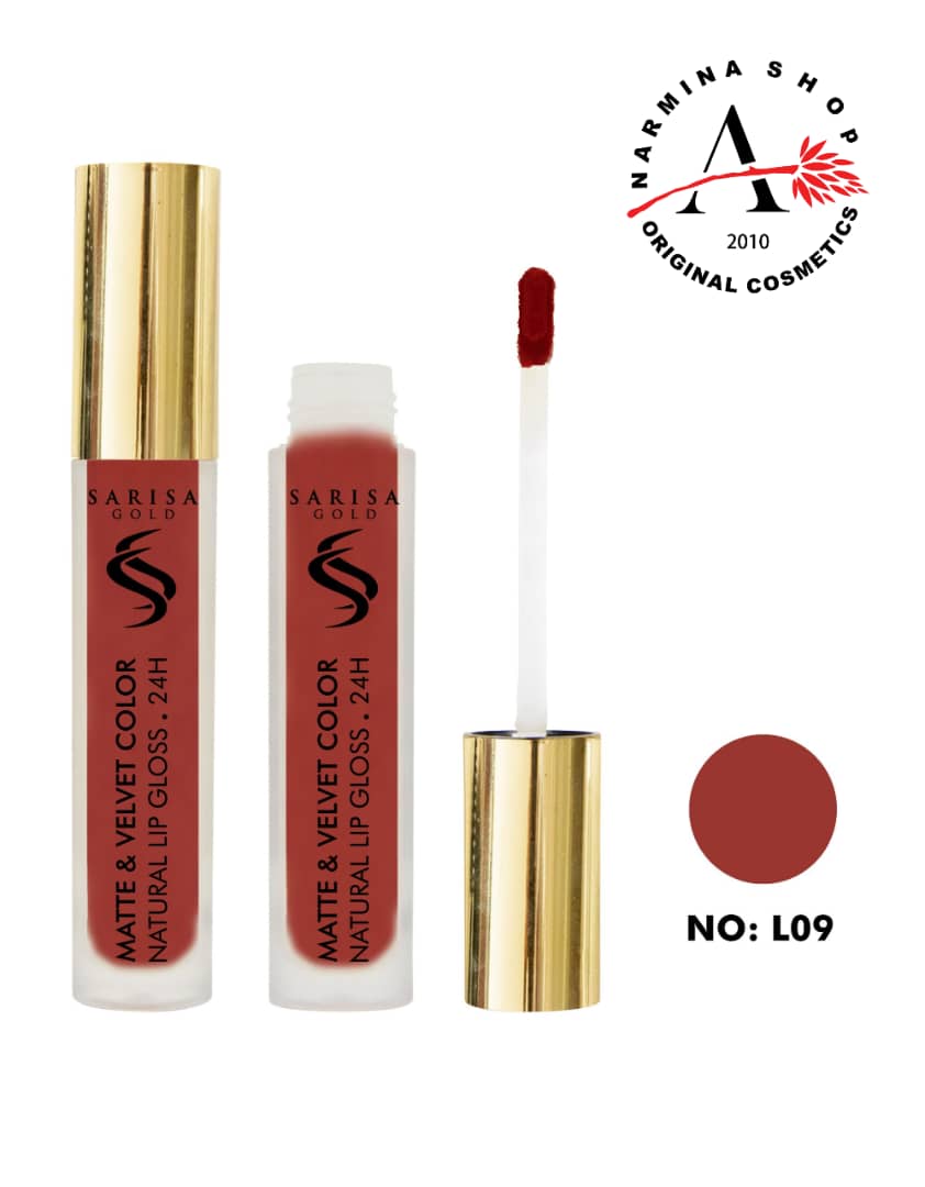 رژلب مایع ساریسا شماره 9 (sarisa gold)