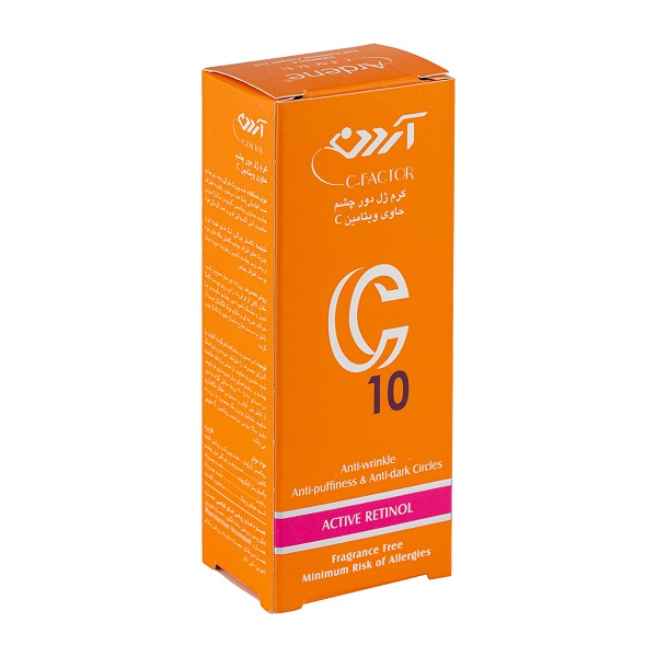کرم ژل دور چشم آردن سی فکتور مدل C10 حجم 15 میلی لیتر