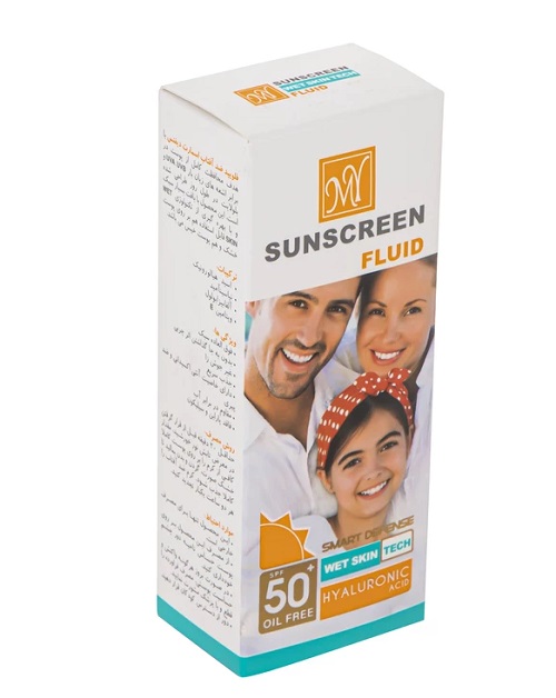 فلوئید ضد آفتاب اسمارت دیفنس مای با SPF50 بدون چربی حجم 50 میلی لیتر