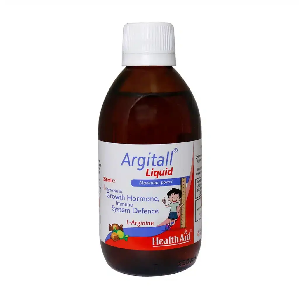 شربت آرژیتال هلث اید مکمل رشد کودک 250 میلی لیترجدید