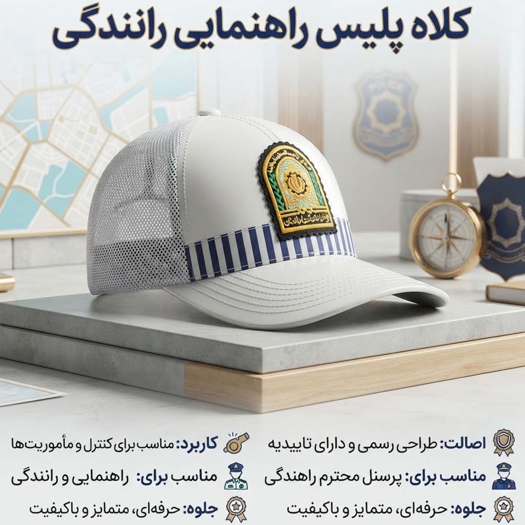 کلاه ورنی پلیس راهور باسلام