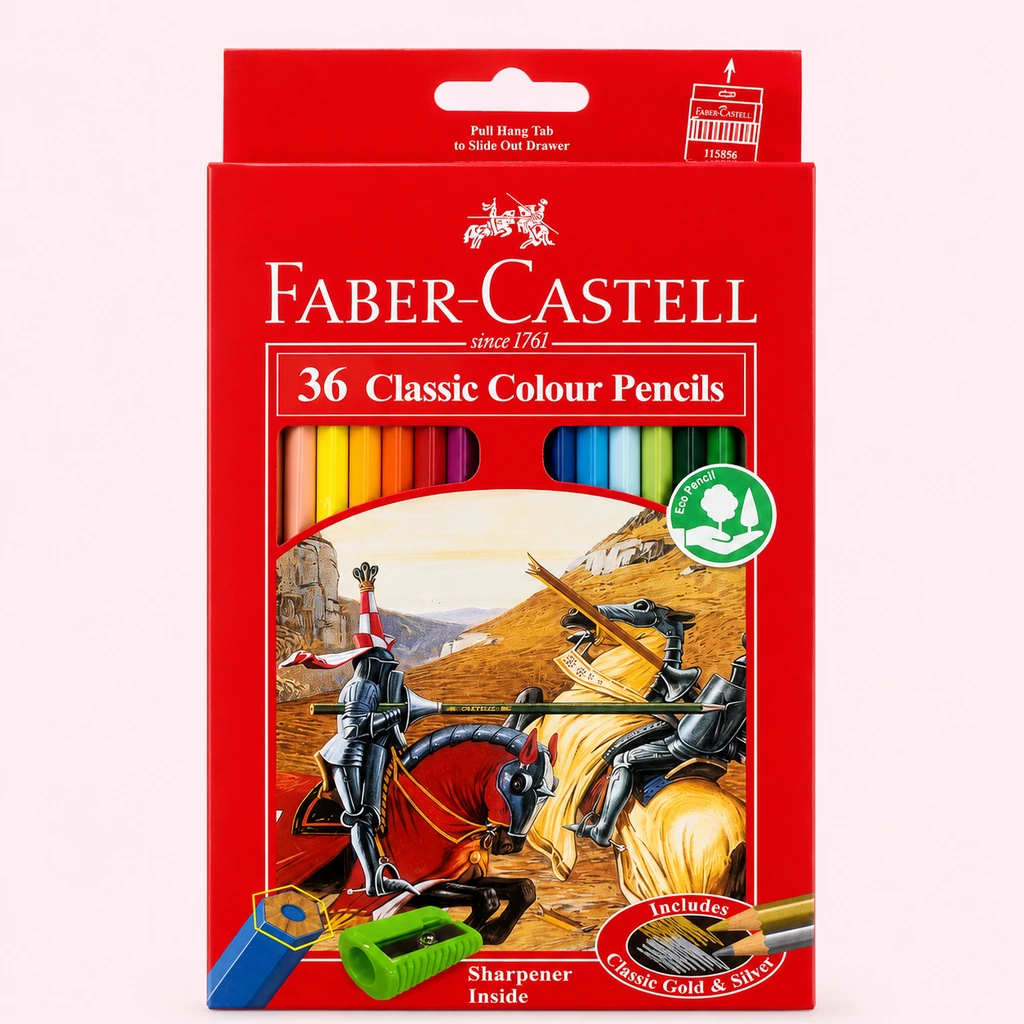 مداد رنگی 36 رنگ فابرکاستل مدل Classic Colour Pencils