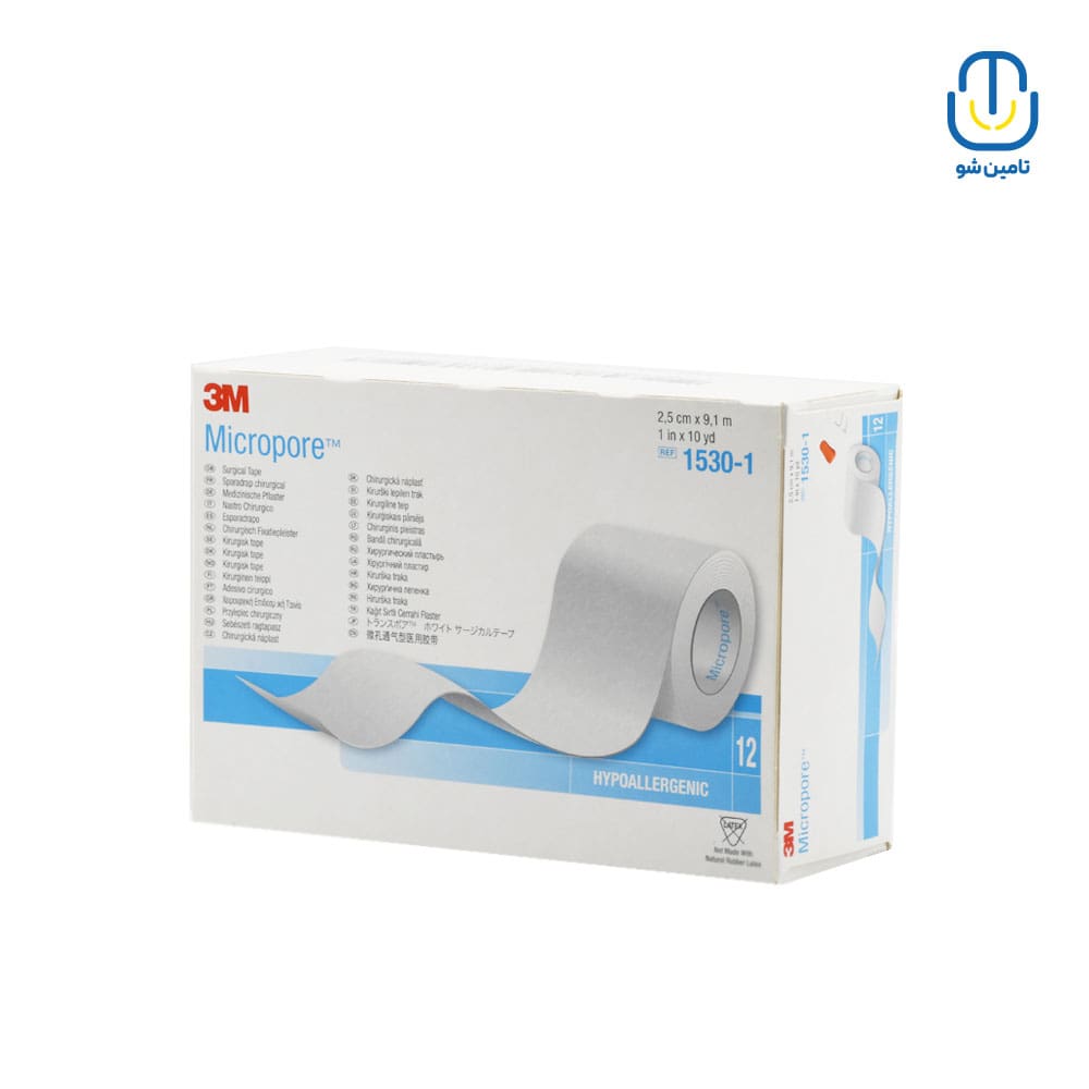 چسب ضد حساسیت تری ام مدیکور 9×25 سانتی متر کارتن 120 عددی