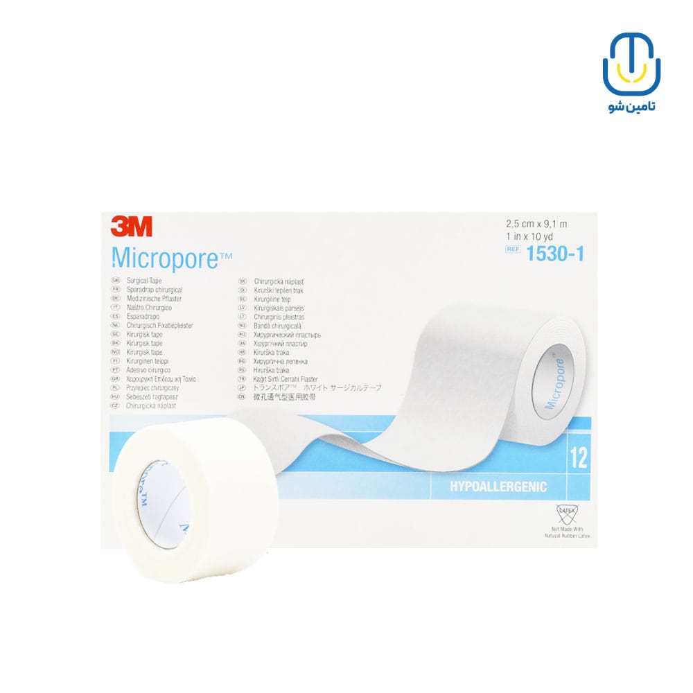 چسب ضد حساسیت تری ام مدیکور 9×25 سانتی متر کارتن 120 عددی