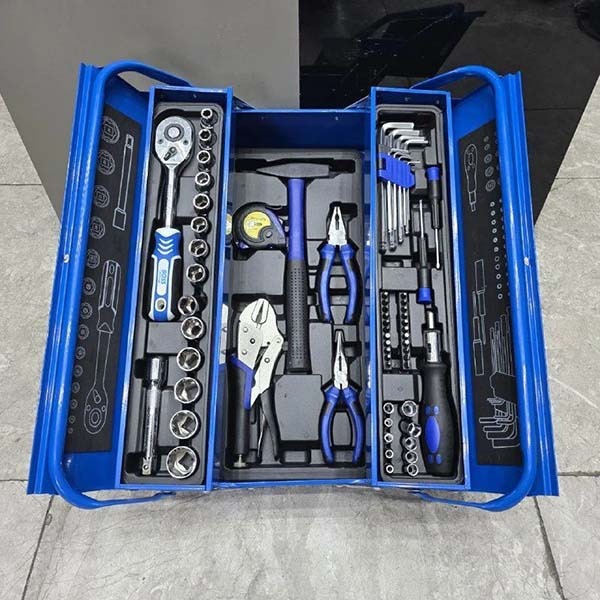 مجموعه جعبه بکس و ابزار 65 عددی صنعتی باس مدل Bs65جدید
