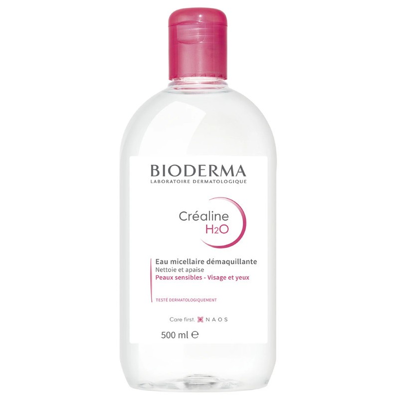 محلول پاک کننده آرایش بایودرما مدل micellaire H2O حجم 500 میلی لیتر مدل 1