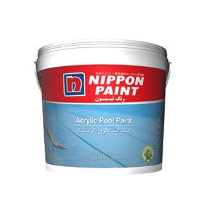 رنگ استخری اکریلیک پایه آب نیپون کد 826 دبه 10 کیلویی (2.5 گالن)جدید