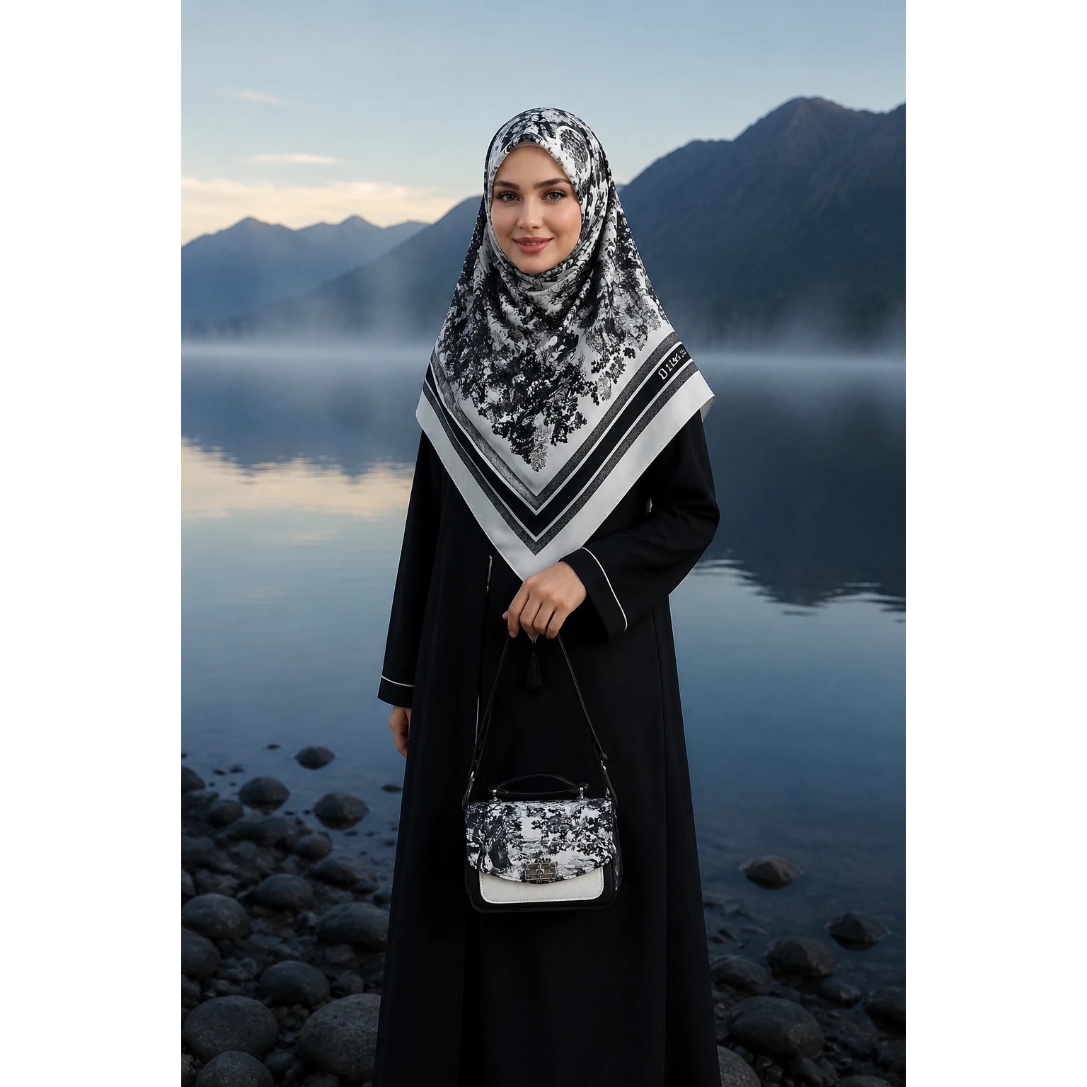 ست کیف و روسری طرحB2 کد 112