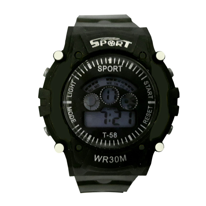 ساعت مچی دیجیتال پسرانه مدل wr30m کد b10 مدل 1جدید