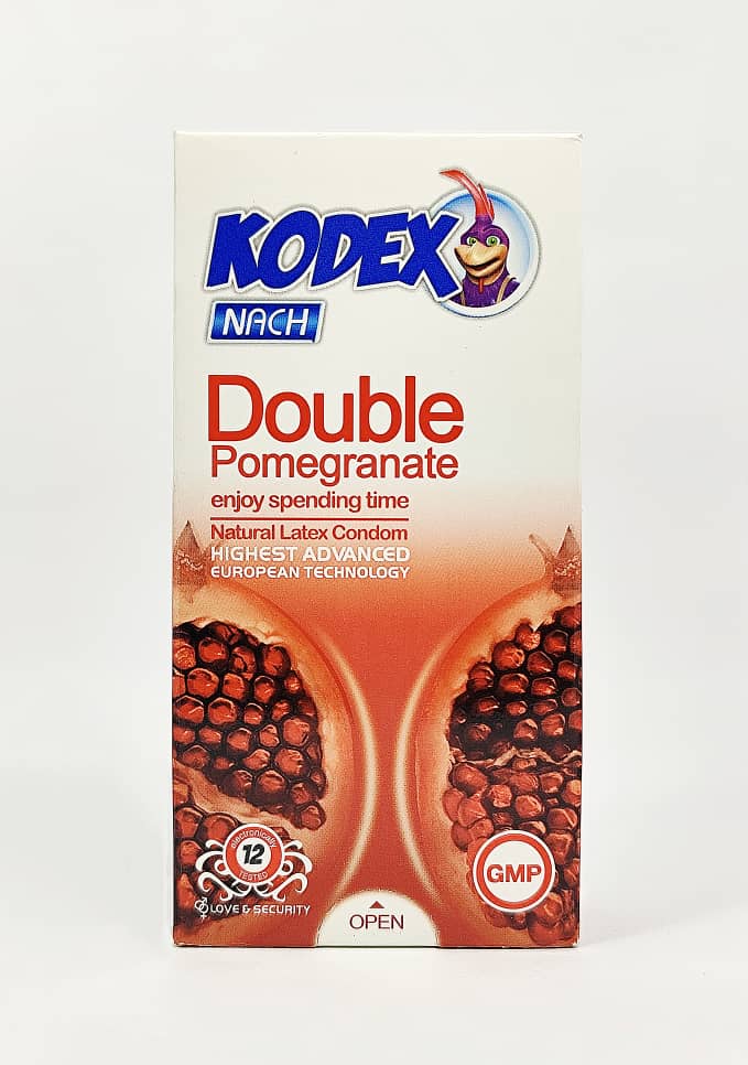 کاندوم کدکس Double Pomegranate (دبل پومگرنت) با رایحه انار